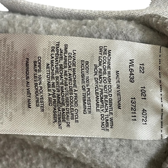 Columbia Benton Springs Women’s Fleece Jacket Gray XL Full Zip Mock Neck Casual - Picture 4 of 6